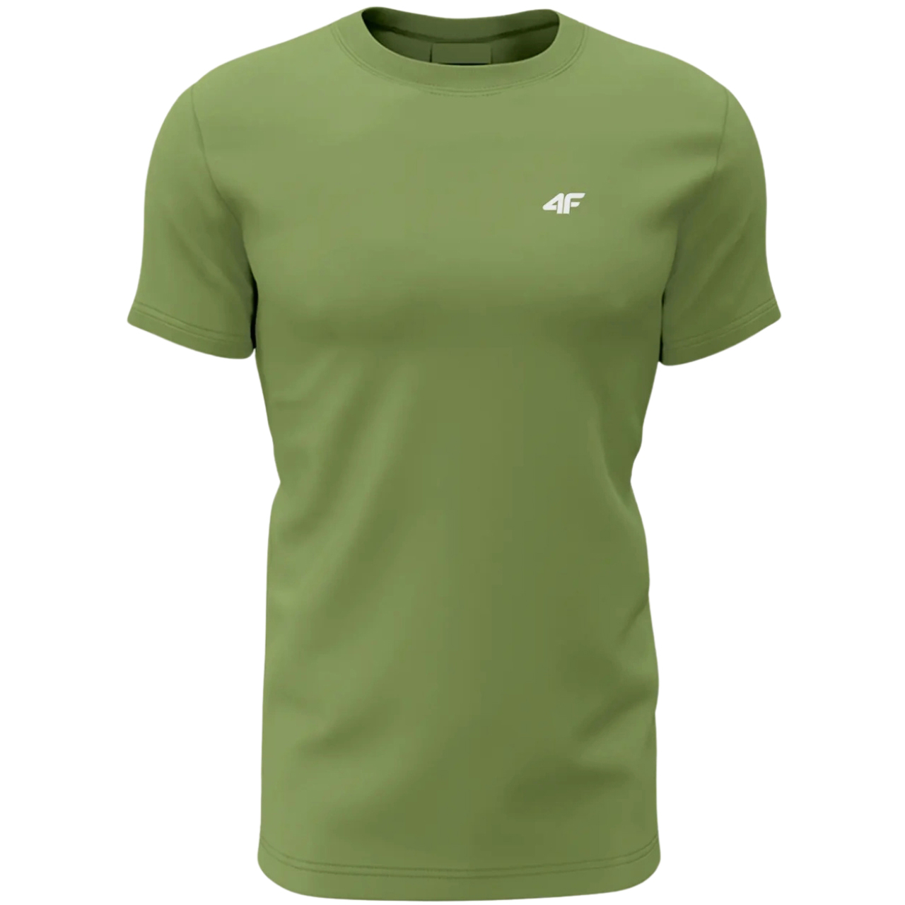 Koszulka męska 4F M1896 3pak zielona, żółta, niebieska – ujęcie 4