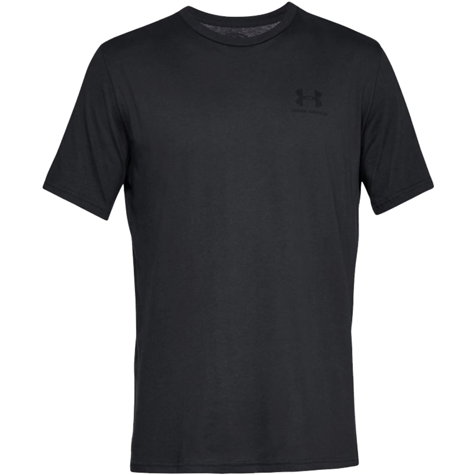 Koszulka męska Under Armour Sportstyle Left Chest SS czarna