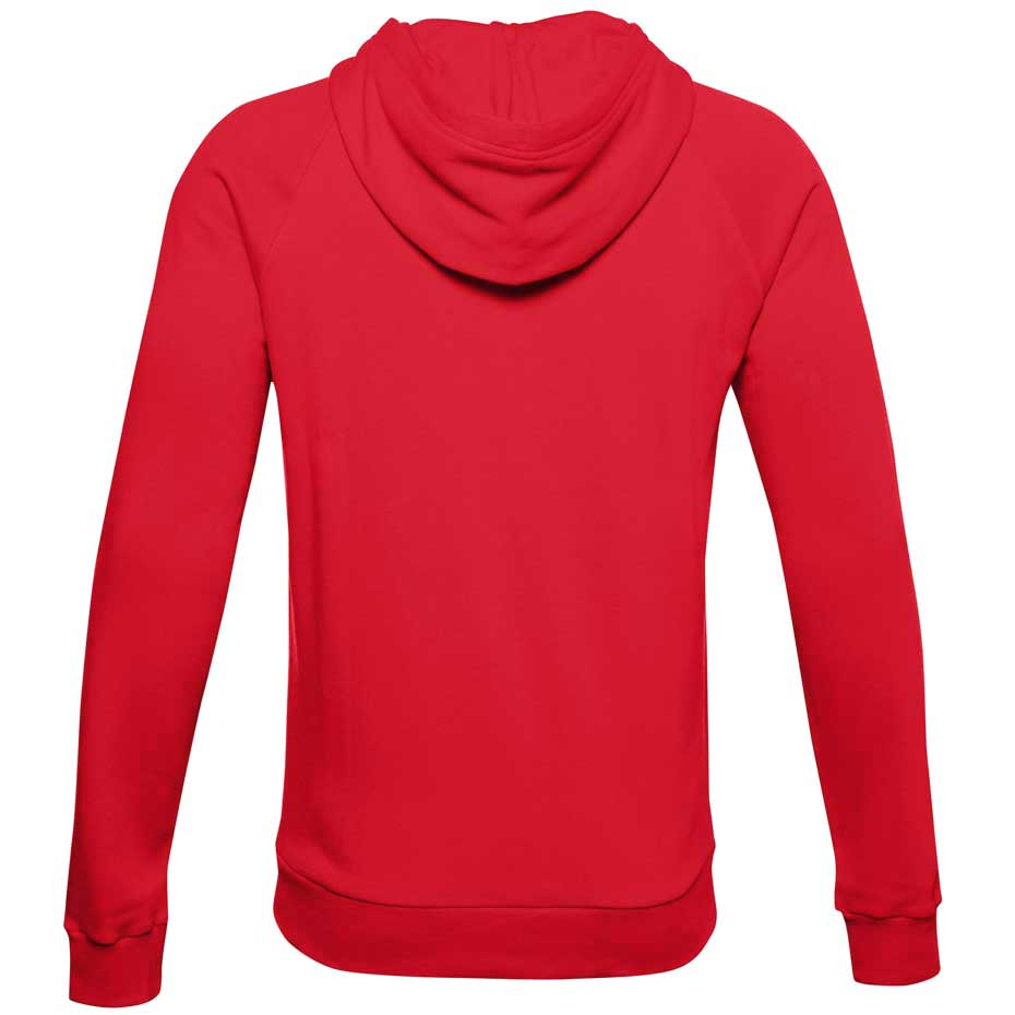 Bluza męska Under Armour Rival Fleece Hoodie czerwona – ujęcie 2