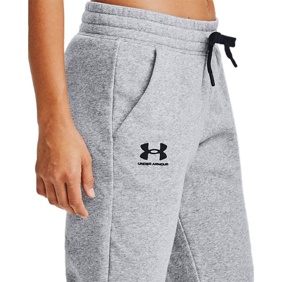 Spodnie damskie Under Armour Rival Fleece szary melanż – ujęcie 3