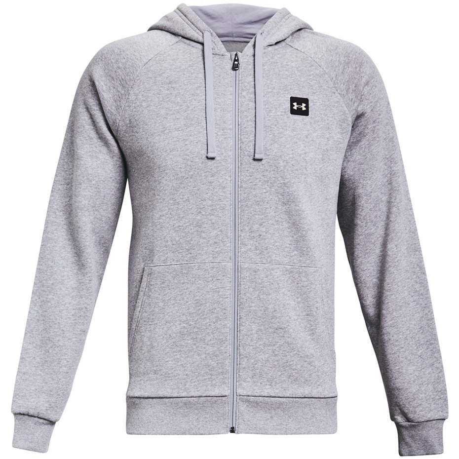 Bluza męska Under Armour Rival Fleece FZ Hoodie jasnoszara