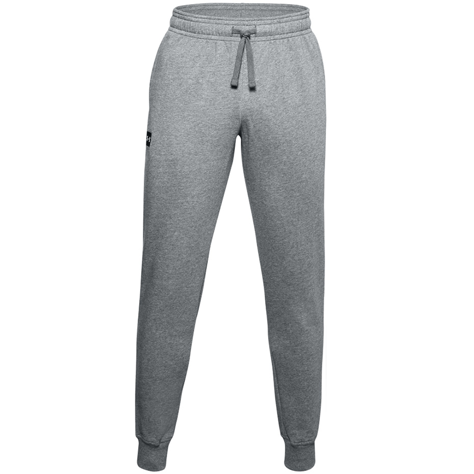 Spodnie męskie Under Armour Rival Fleece Jogger szare