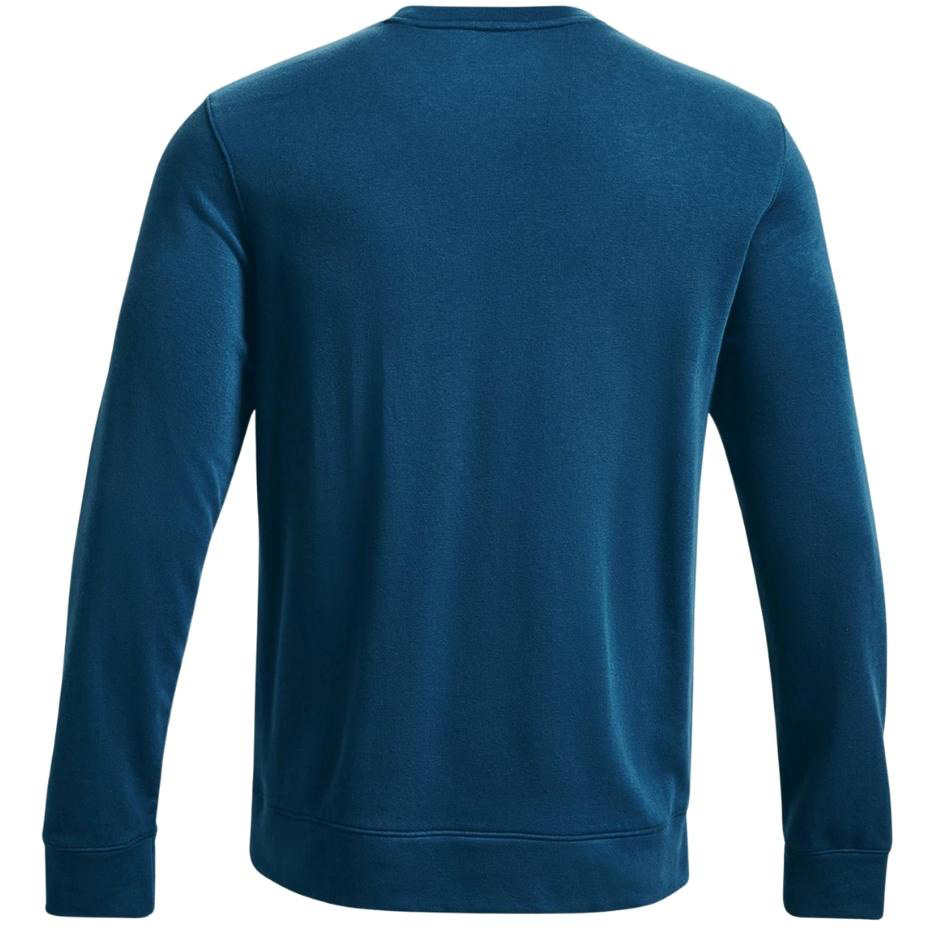 Bluza męska Under Armour UA Rival Terry Logo Crew niebieska – ujęcie 2