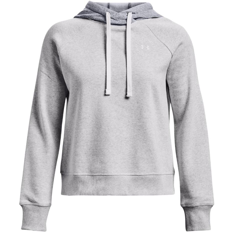 Bluza damska Under Armour Rival Fleece CB Hoodie szara