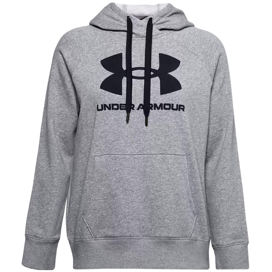 Bluza damska Under Armour Rival Fleece Logo Hoodie szara