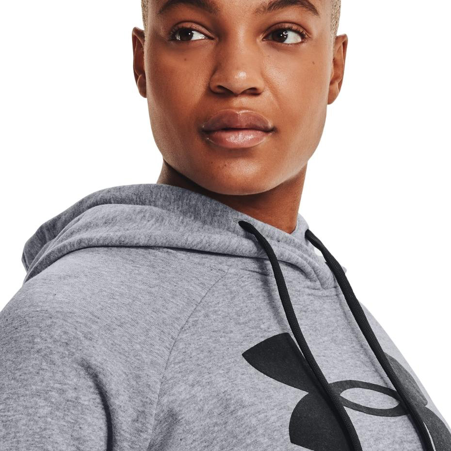 Bluza damska Under Armour Rival Fleece Logo Hoodie szara – ujęcie 5