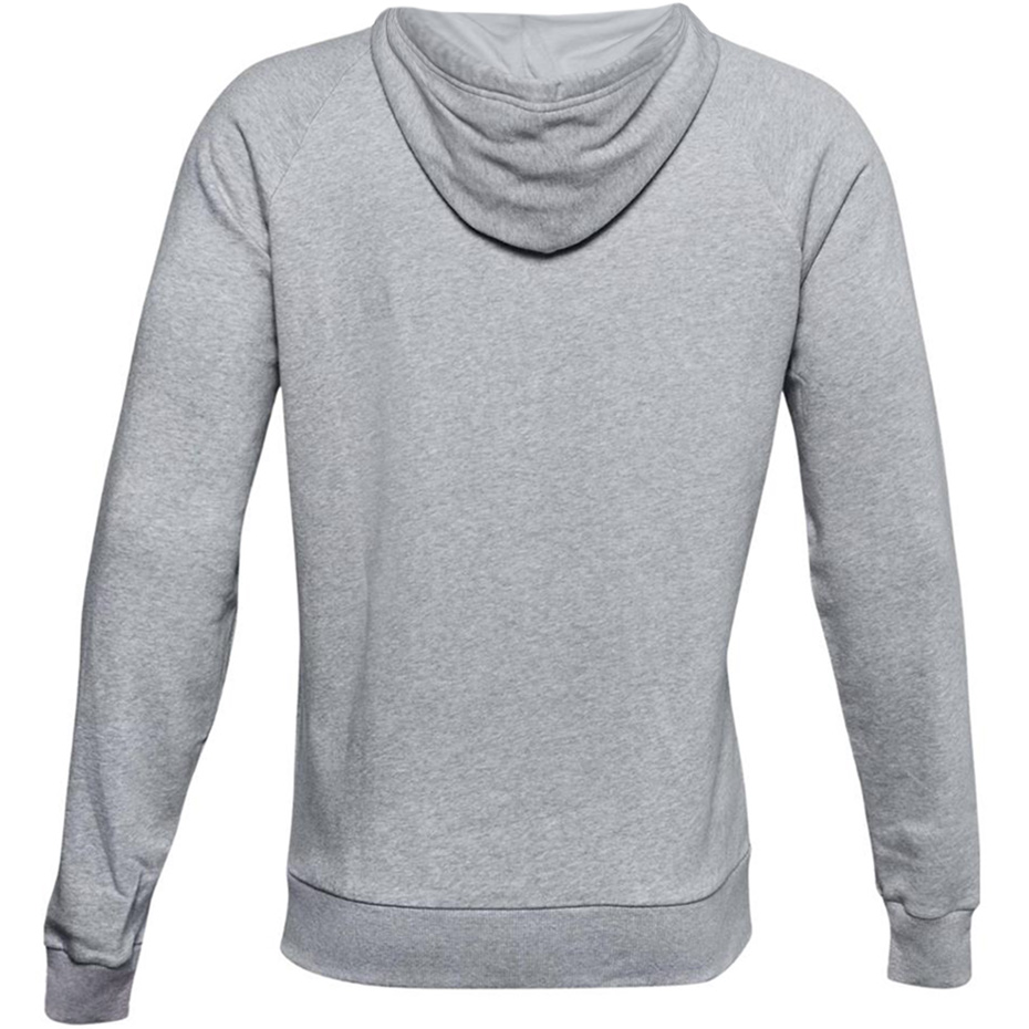 Bluza męska Under Armour Rival Fleece Hoodie szara – ujęcie 2