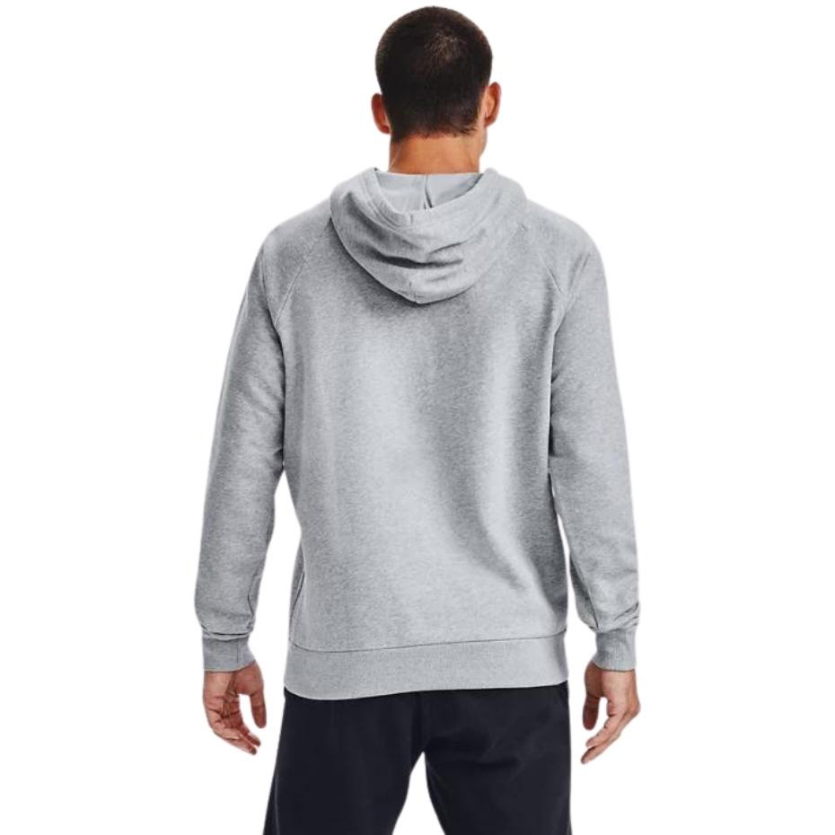 Bluza męska Under Armour Rival Fleece Hoodie szara – ujęcie 4