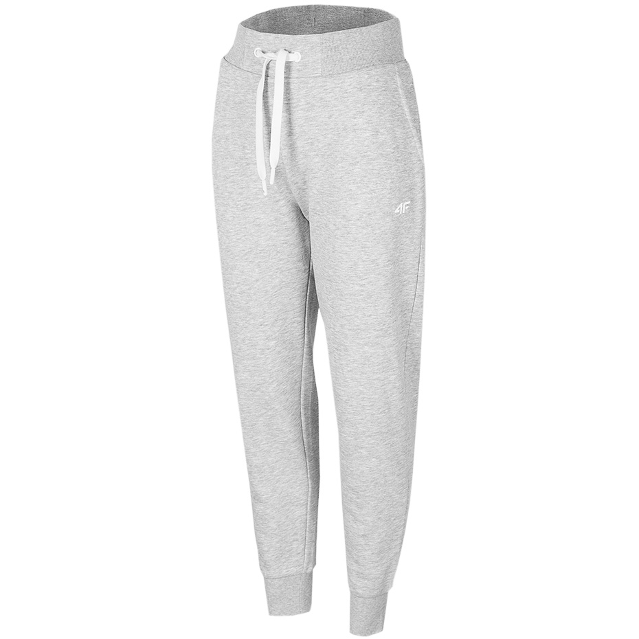 Spodnie damskie 4F chłodny jasny szary melanż H4Z22 SPDD351