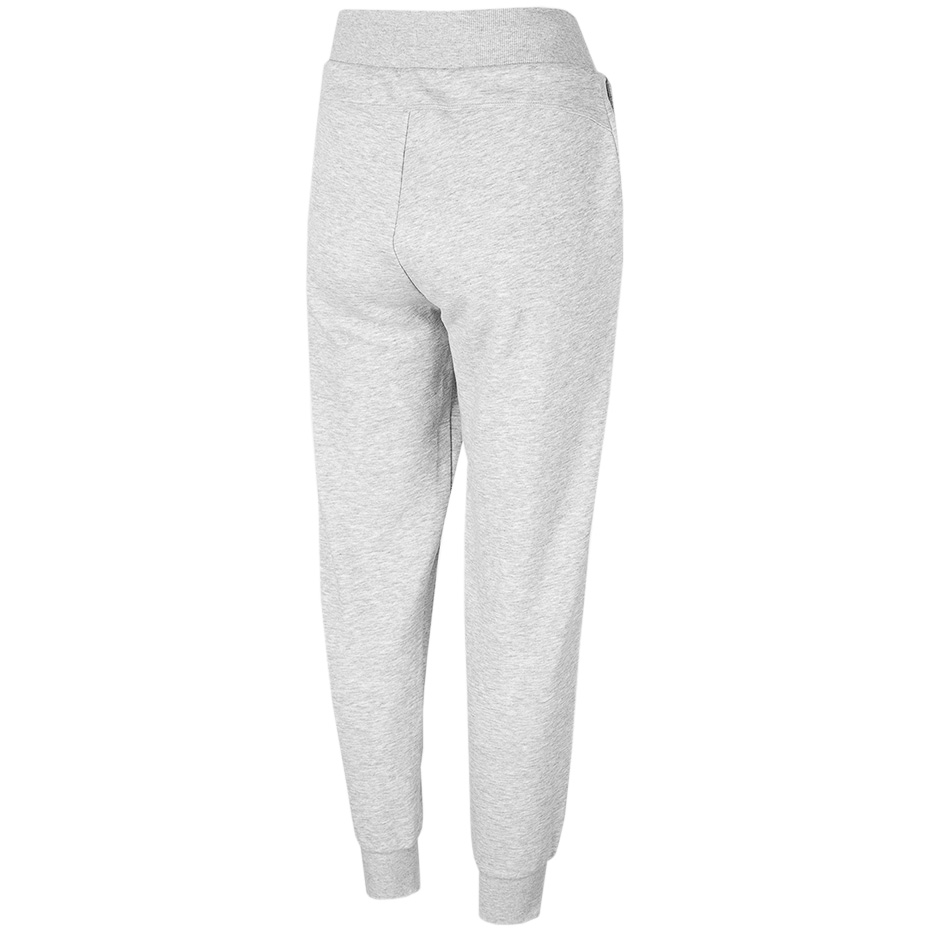 Spodnie damskie 4F chłodny jasny szary melanż H4Z22 SPDD351 – ujęcie 2