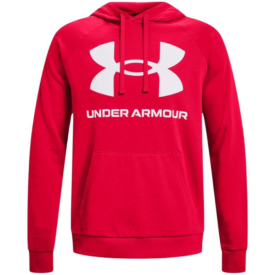 Bluza męska Under Armour Rival Fleece Big Logo HD czerwona