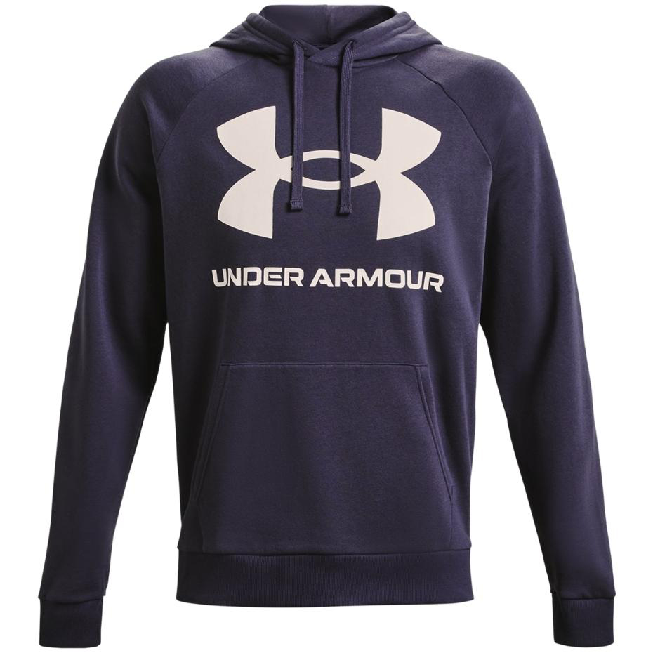 Bluza męska Under Armour Rival Fleece Big Logo HD fioletowa
