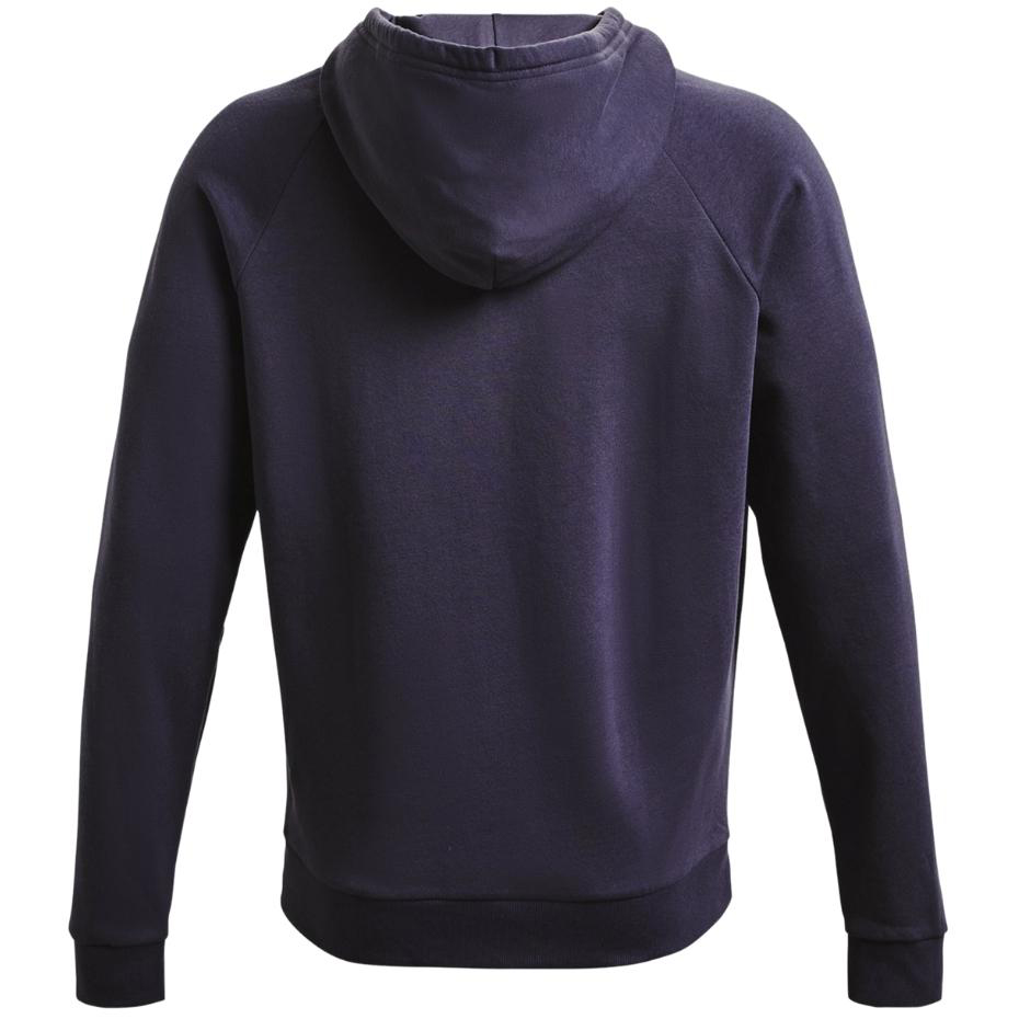 Bluza męska Under Armour Rival Fleece Big Logo HD fioletowa – ujęcie 2