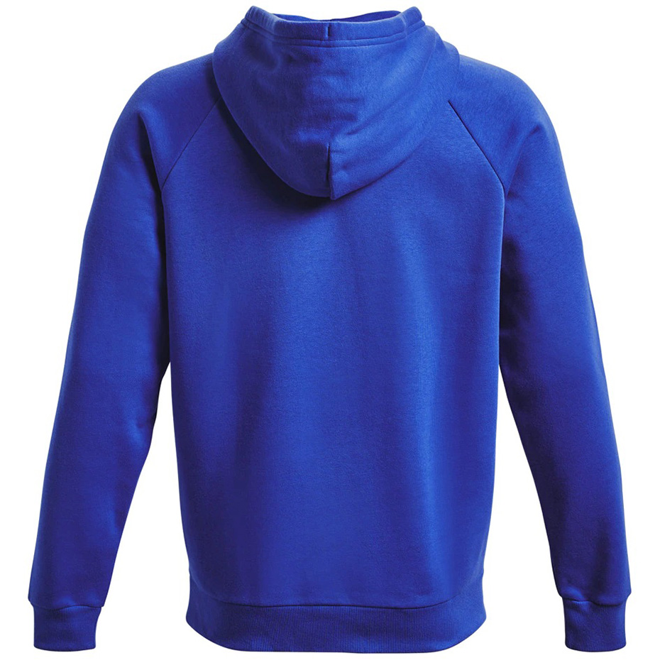 Bluza męska Under Armour Rival Fleece Hoodie niebieska – ujęcie 2