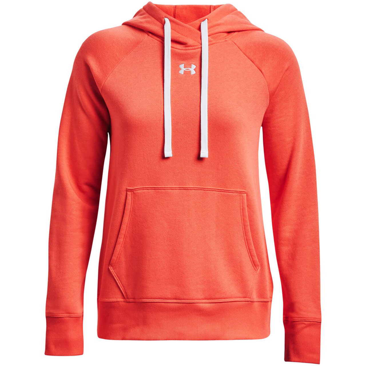 Bluza damska Under Armour Rival Fleece HB Hoodie pomarańczowa