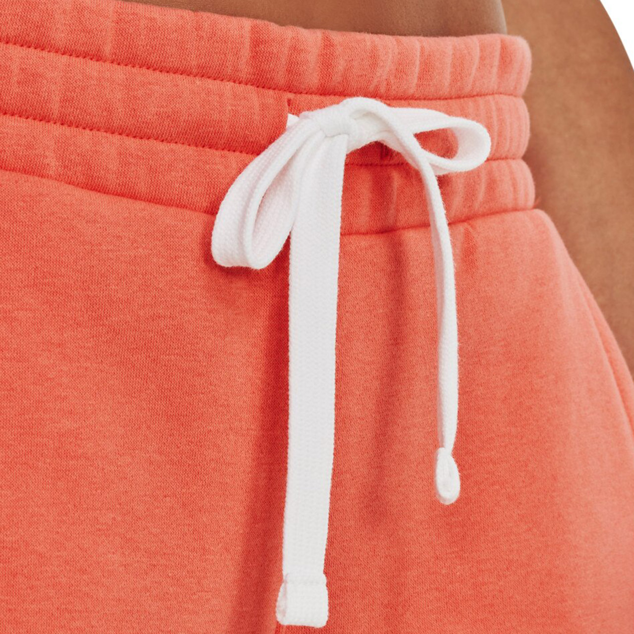 Spodnie damskie Under Armour Rival Fleece pomarańczowe – ujęcie 4