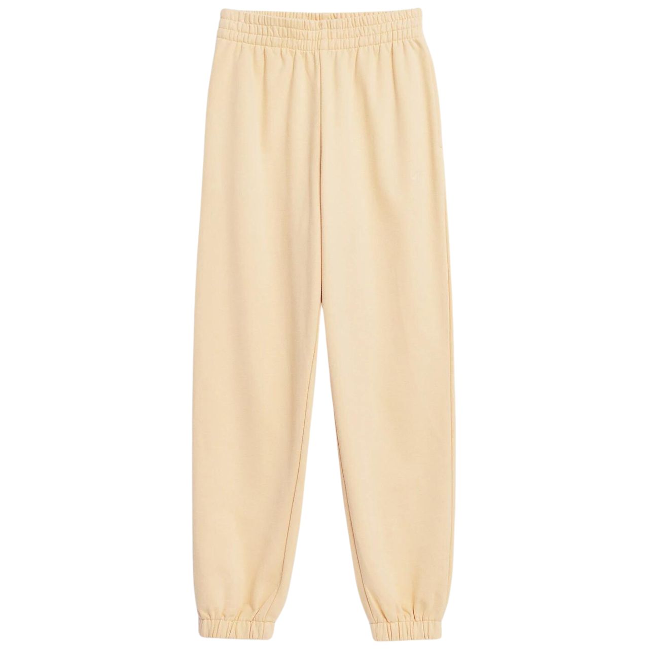 Spodnie damskie 4F F147 jasny żółty 4FSS23TTROF147