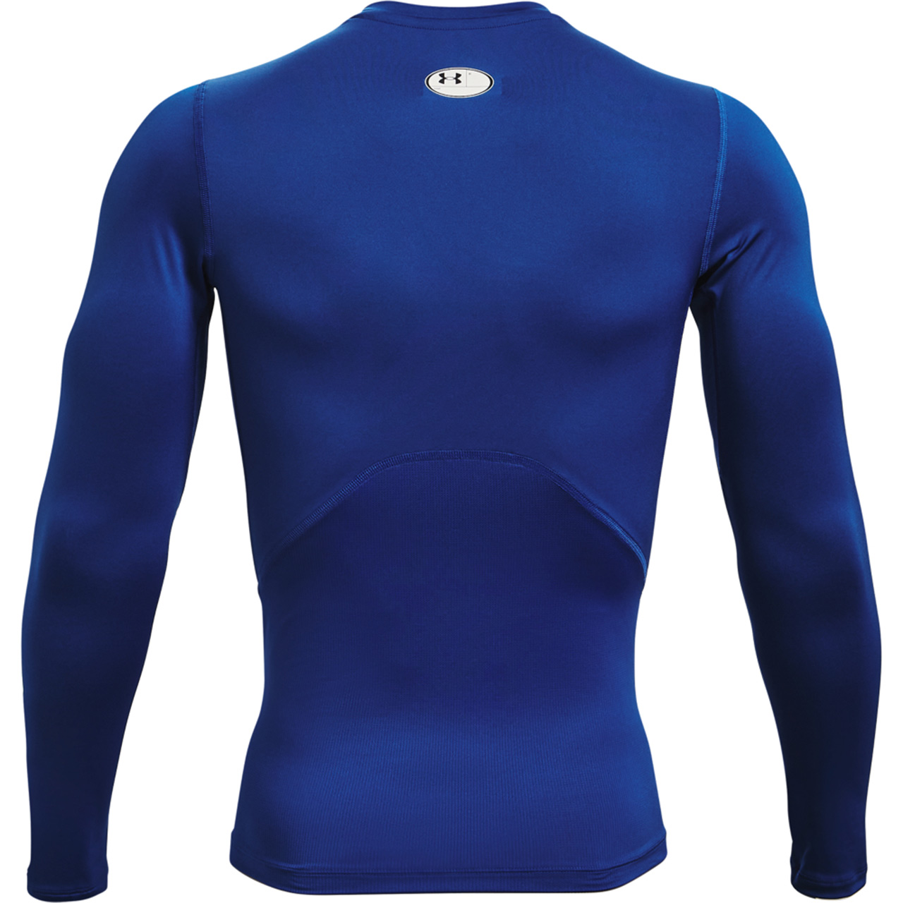 Koszulka męska Under Armour HG Armour Comp LS niebieska – ujęcie 2