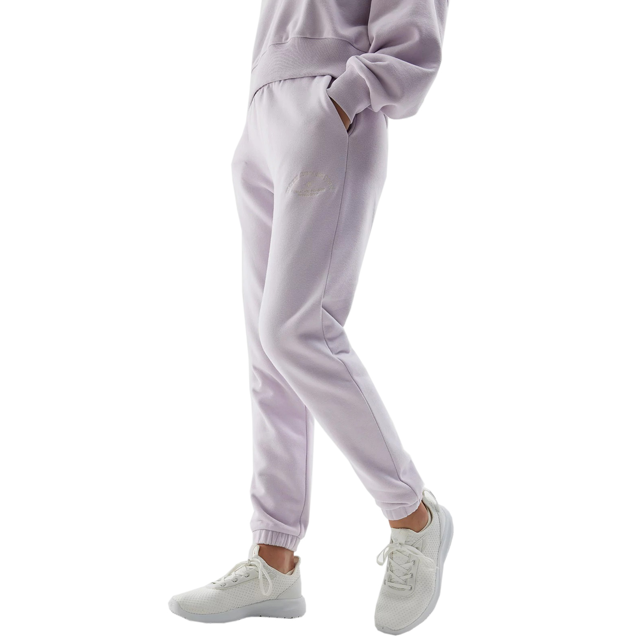 Spodnie damskie 4F CAS F472 jasny fiolet 4FAW23TTROF472