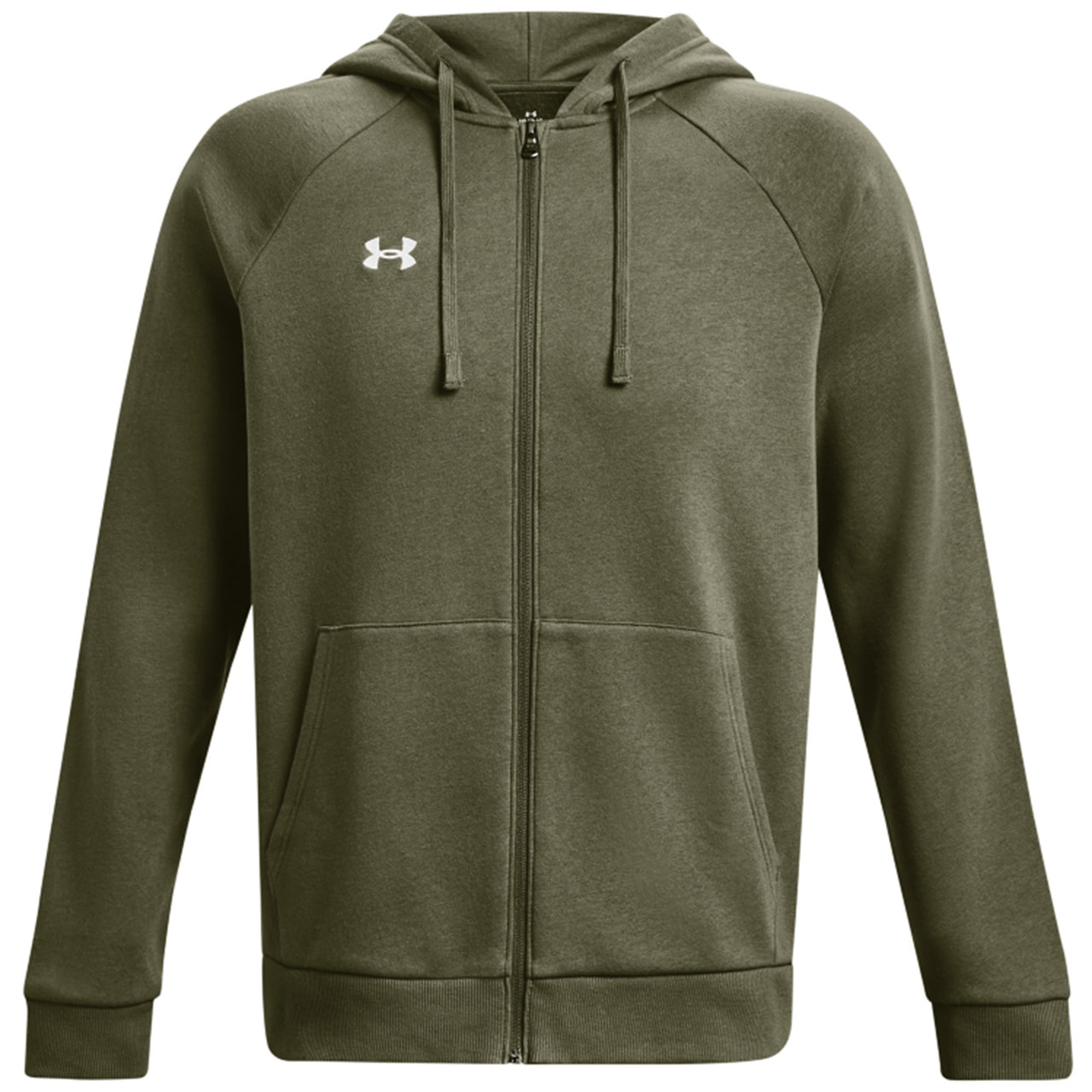 Bluza męska Under Armour Rival Fleece FZ Hoodie zielona