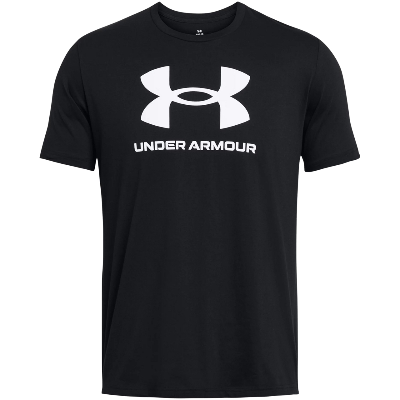 Koszulka męska Under Armour Sportstyle Logo czarna – ujęcie 2