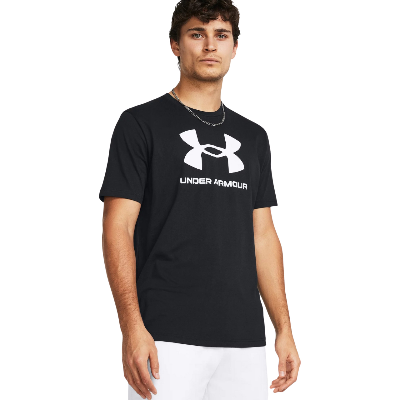 Koszulka męska Under Armour Sportstyle Logo czarna