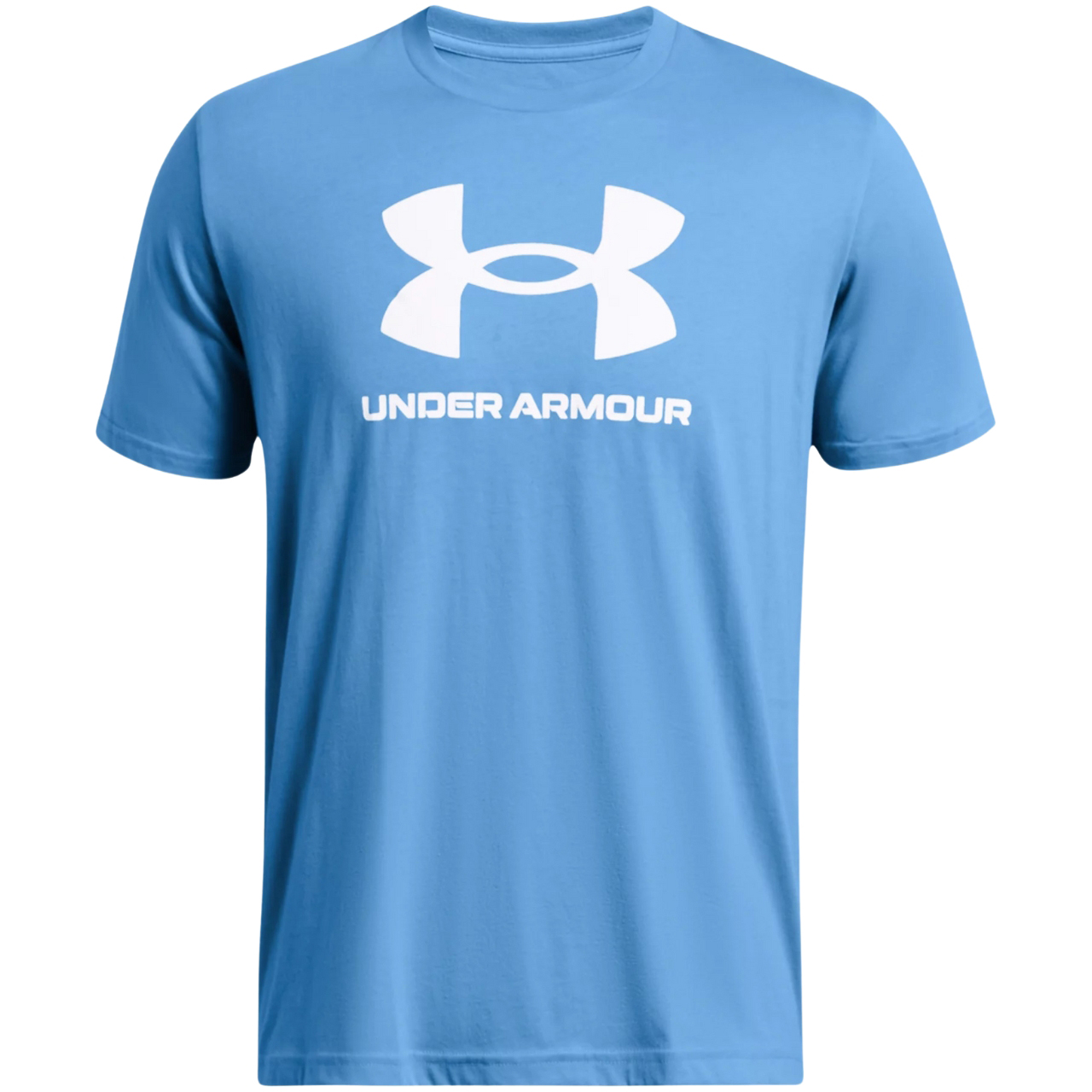 Koszulka męska Under Armour Sportstyle Logo niebieska – ujęcie 2