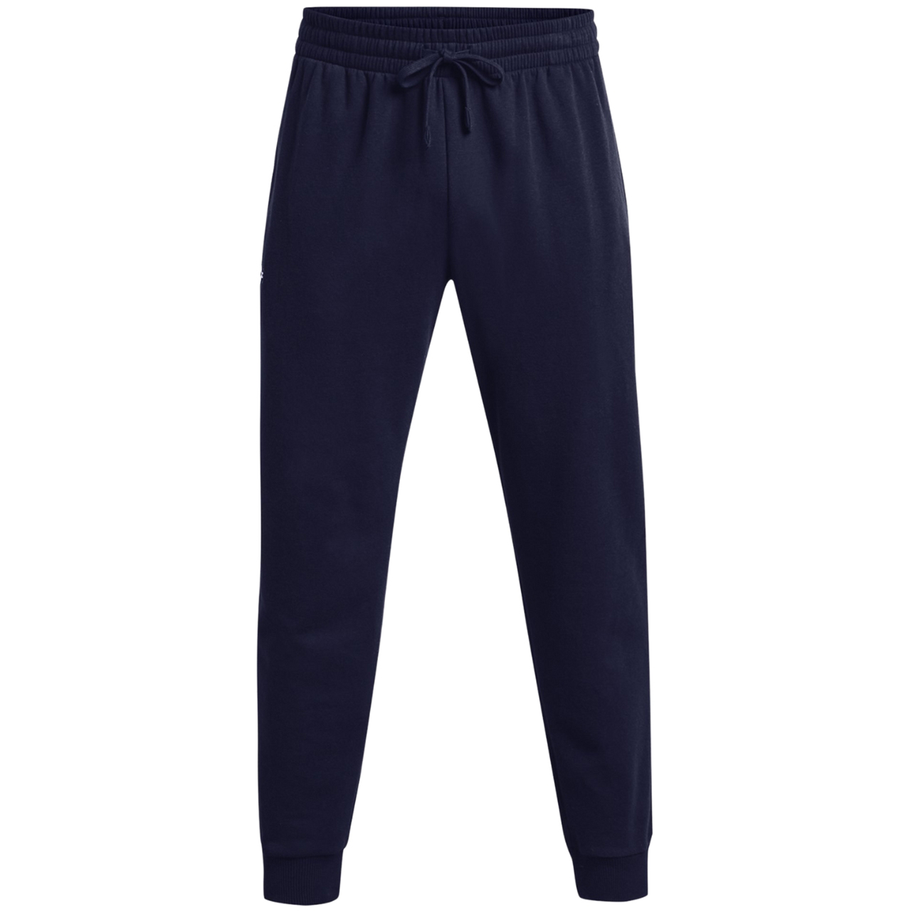 Spodnie męskie Under Armour Rival Fleece Joggers granatowe – ujęcie 5