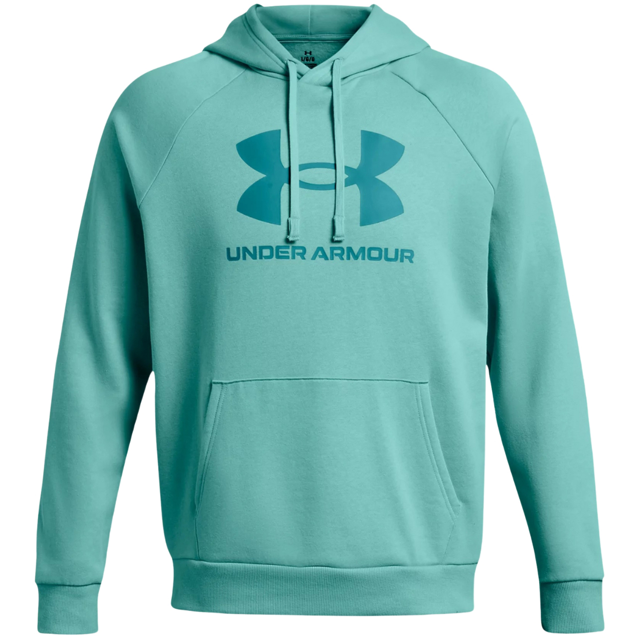Bluza męska Under Armour Rival Fleece Logo HD niebieska – ujęcie 2