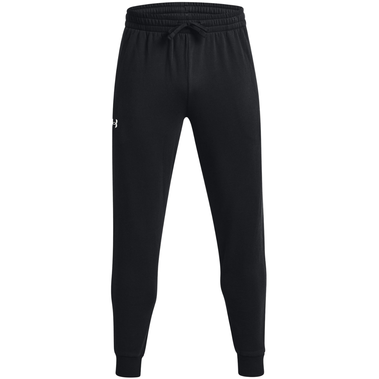 Spodnie męskie Under Armour Rival Fleece Joggers czarne – ujęcie 2