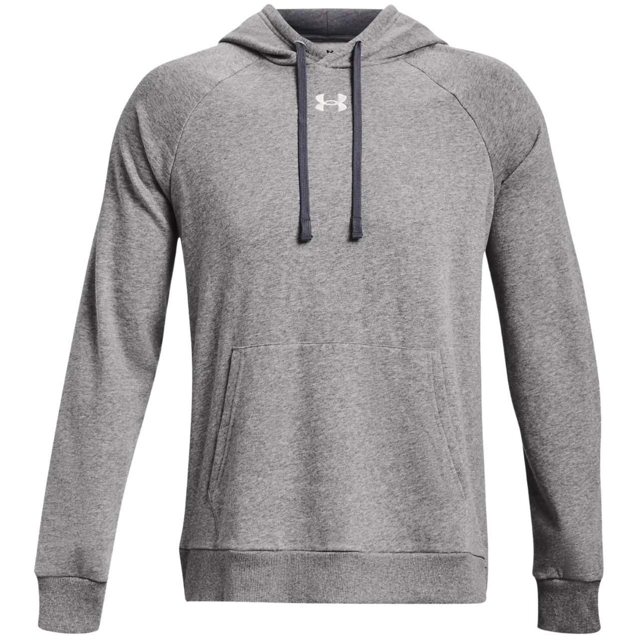 Bluza męska Under Armour Rival Fleece Hoodie szara – ujęcie 2