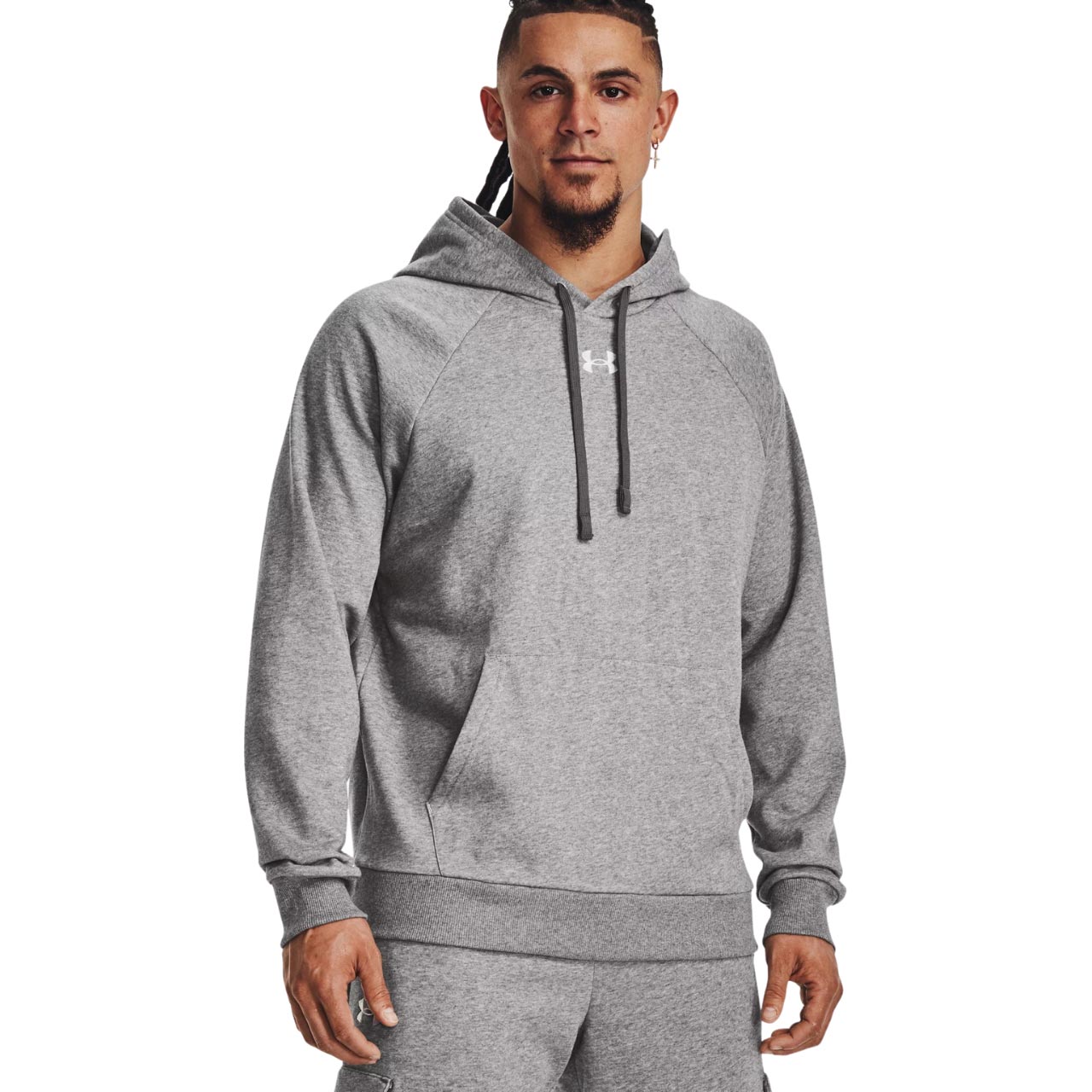 Bluza męska Under Armour Rival Fleece Hoodie szara