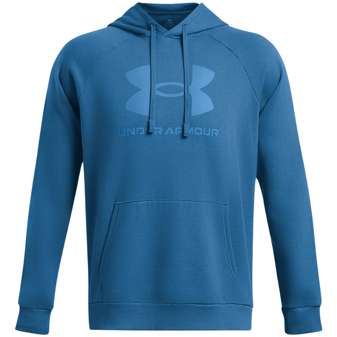 Bluza męska Under Armour Rival Fleece Logo HD niebieska – ujęcie 2