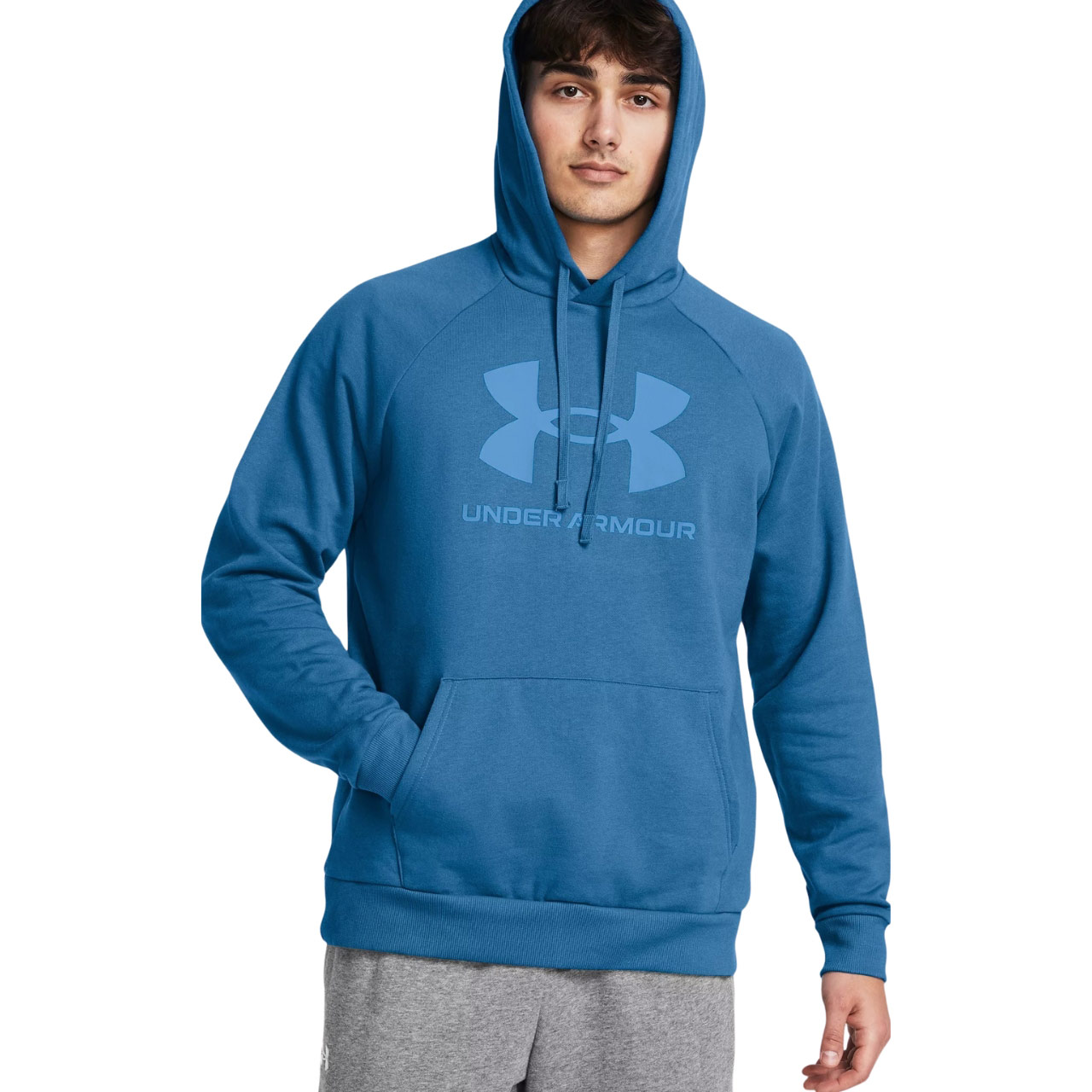 Bluza męska Under Armour Rival Fleece Logo HD niebieska