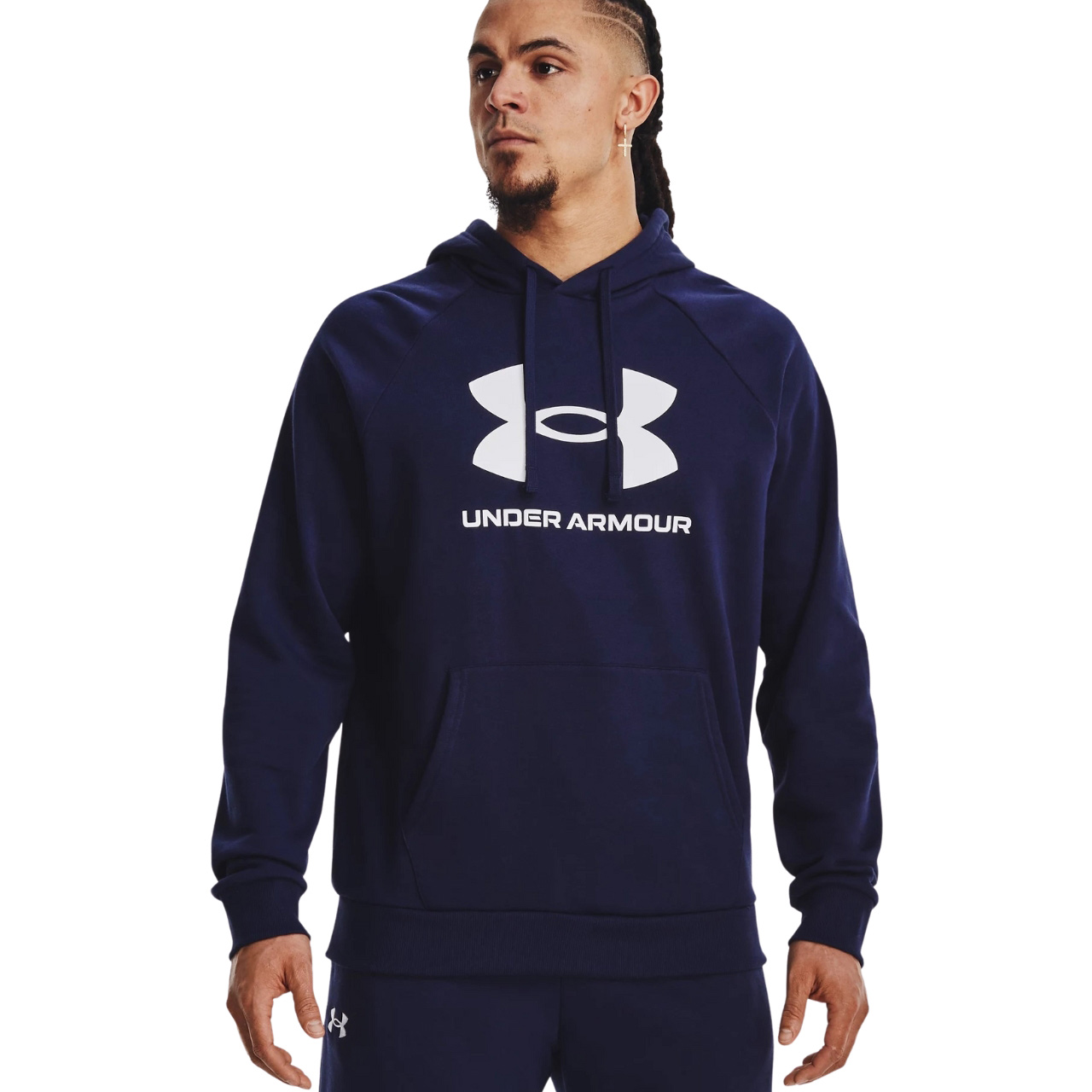 Bluza męska Under Armour Rival Fleece Logo HD granatowa
