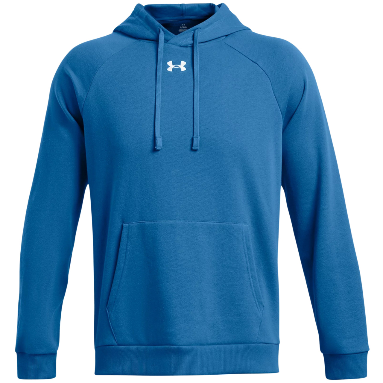 Bluza męska Under Armour Rival Fleece Hoodie niebieska – ujęcie 2