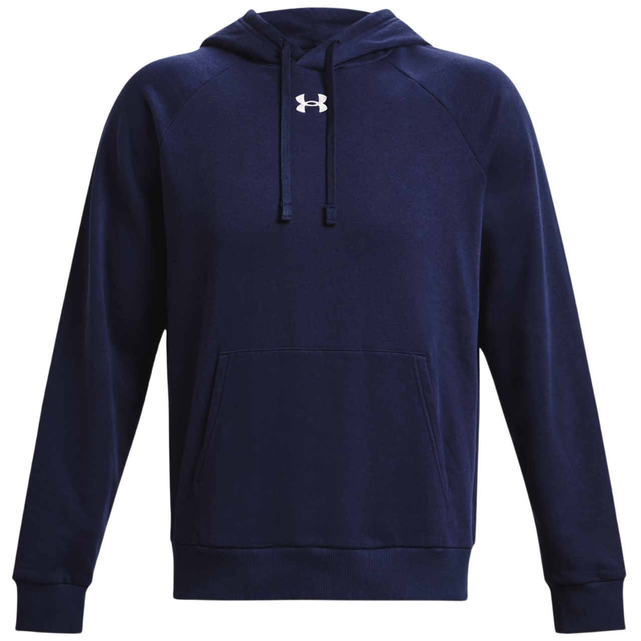 Bluza męska Under Armour Rival Fleece Hoodie granatowa – ujęcie 2