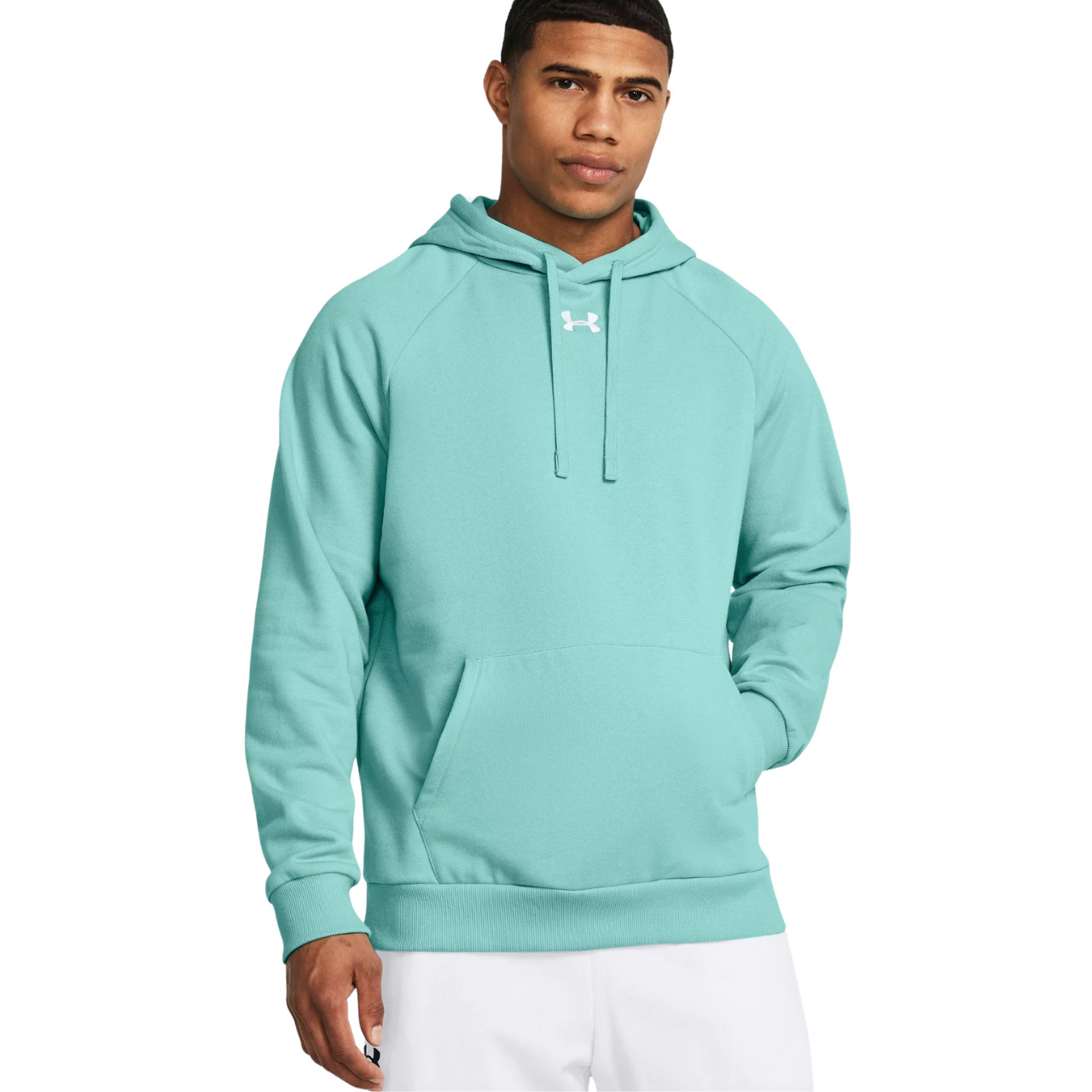 Bluza męska Under Armour Rival Fleece Hoodie zielona