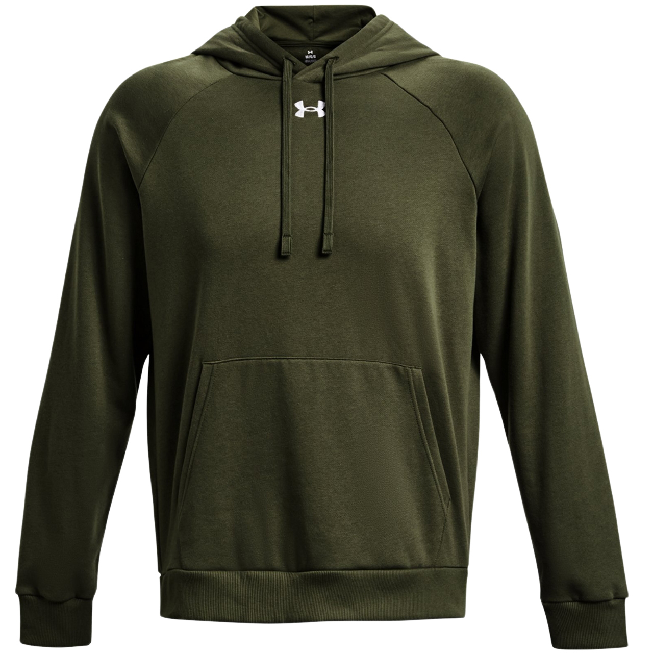 Bluza męska Under Armour Rival Fleece Hoodie zielona – ujęcie 2