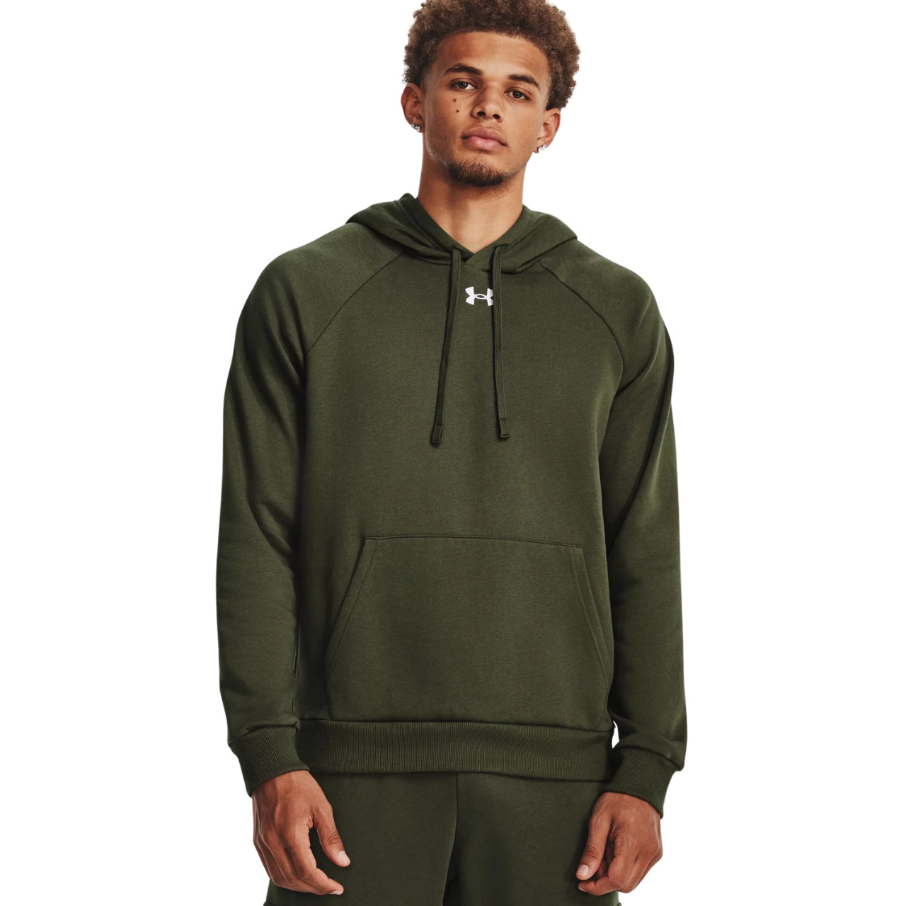 Bluza męska Under Armour Rival Fleece Hoodie zielona