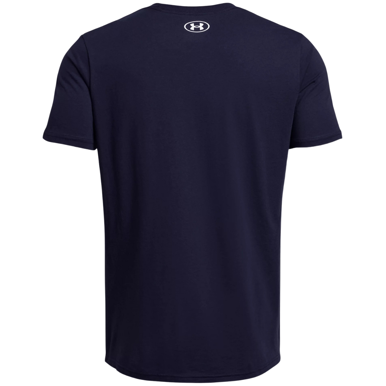 Koszulka męska Under Armour Camo Chest Stripe granatowa – ujęcie 3