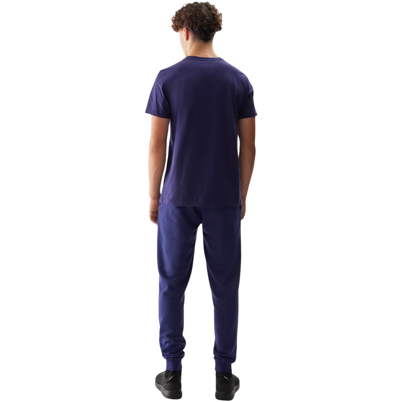 Spodnie męskie 4F M603 granatowe 4FWSS24TTROM603 – ujęcie 3