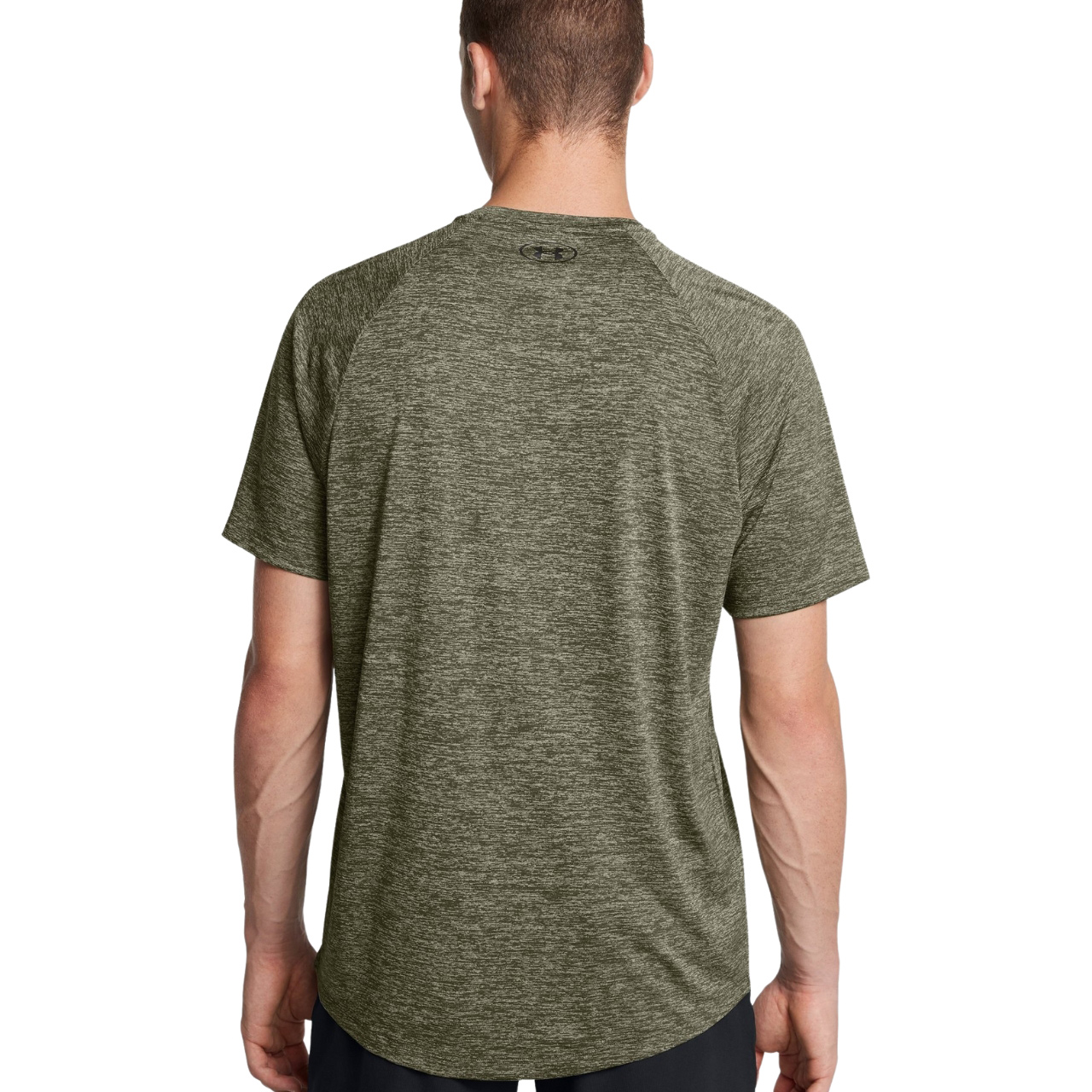 Koszulka męska Under Armour Tech 2.0 SS Tee zielona – ujęcie 4