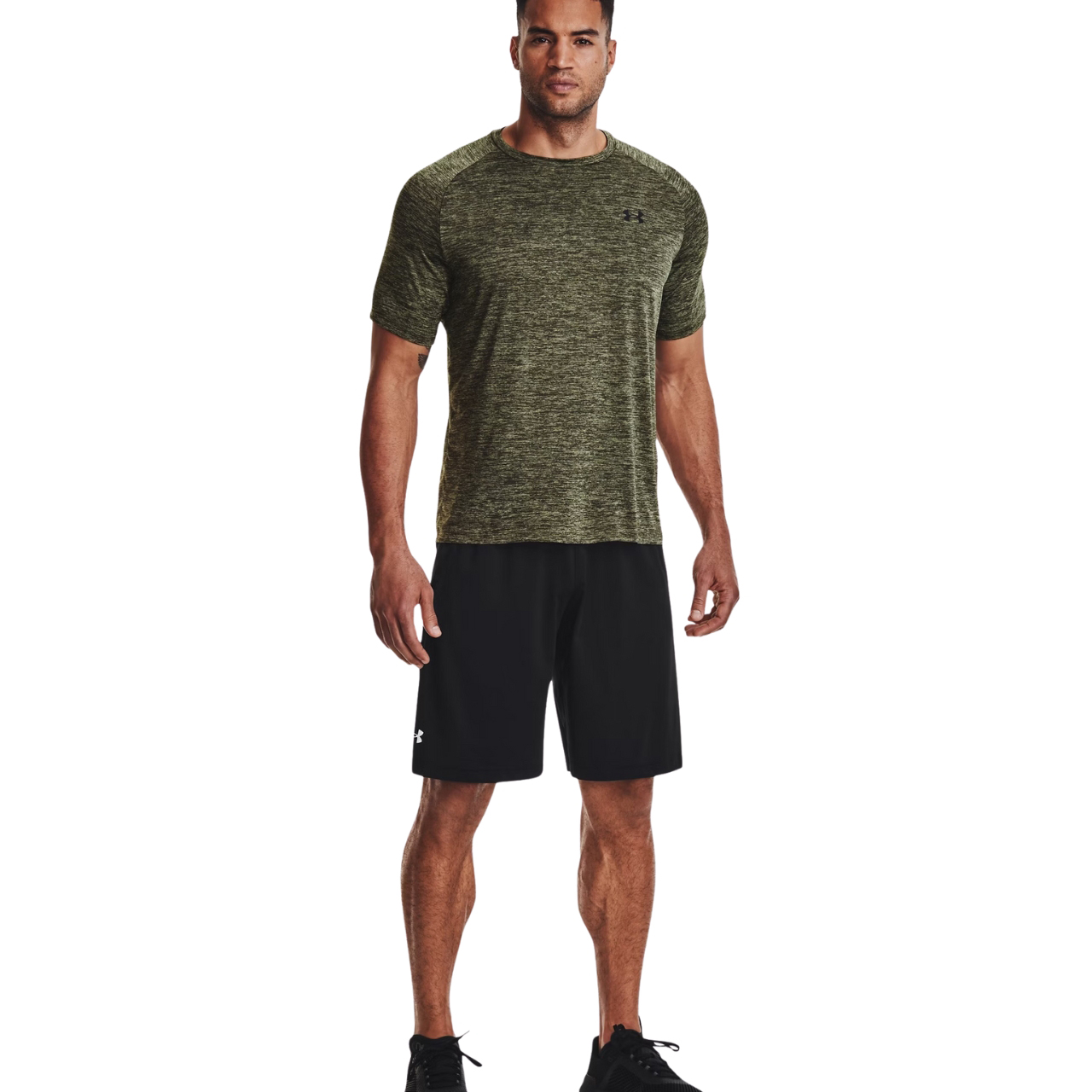 Koszulka męska Under Armour Tech 2.0 SS Tee zielona – ujęcie 5