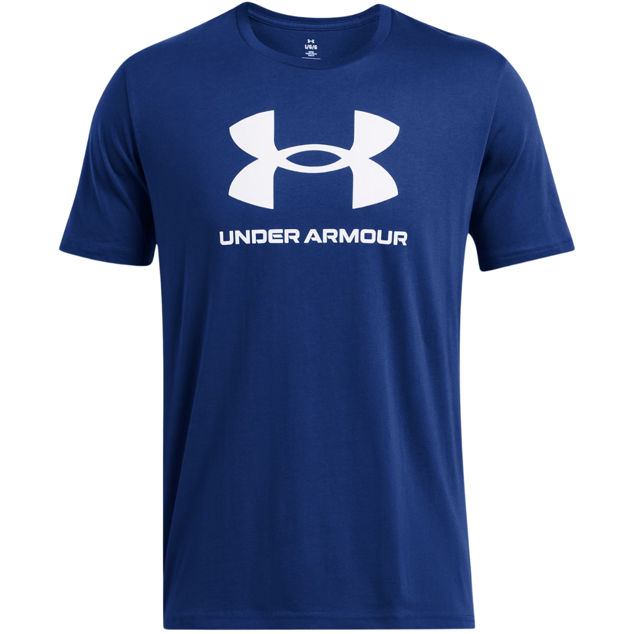 Koszulka męska Under Armour Sportstyle Logo ciemnoniebieska – ujęcie 2