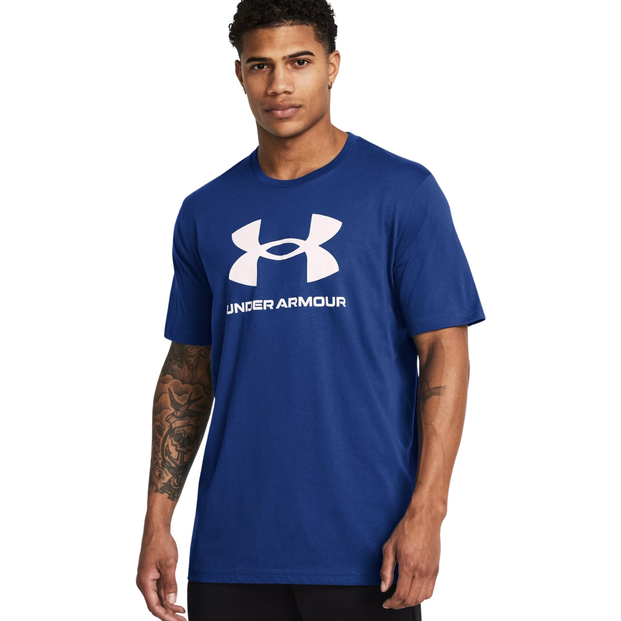 Koszulka męska Under Armour Sportstyle Logo ciemnoniebieska
