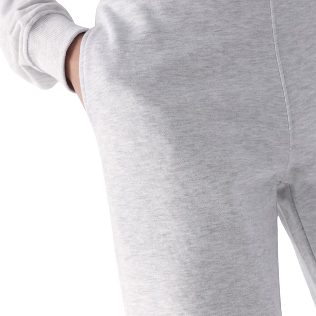 Spodnie damskie 4F F0946 chłodny jasny szary melanż 4FWMM00TTROF0946 – ujęcie 4