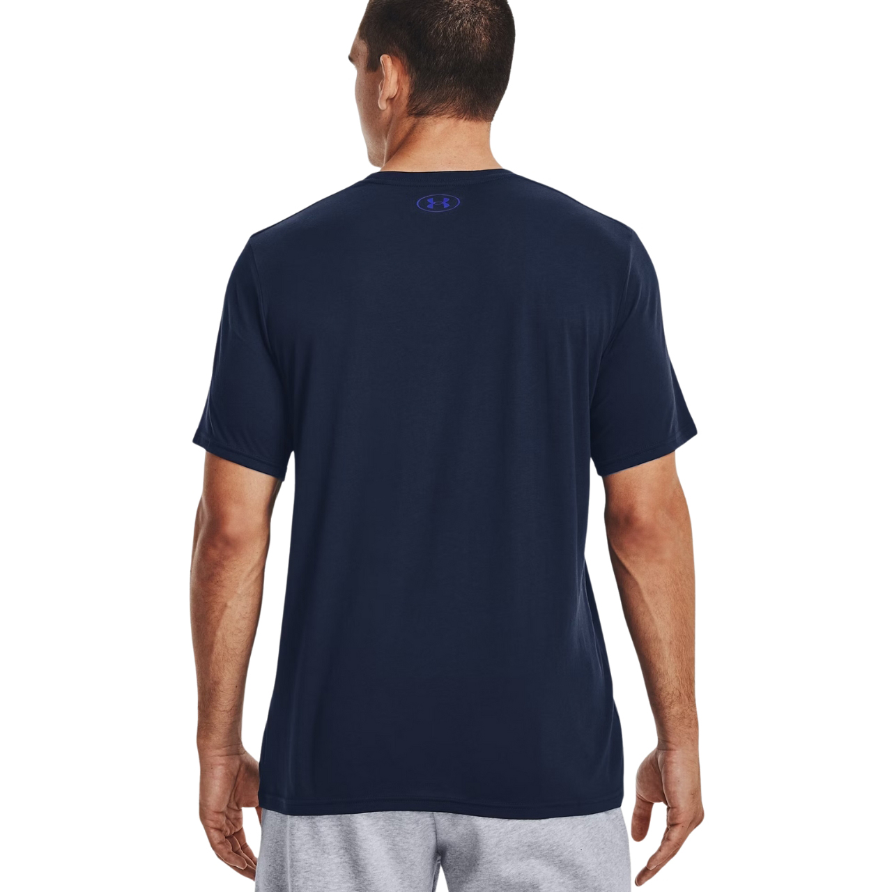 Koszulka męska Under Armour Team Issue Wordmarsk SS granatowa – ujęcie 4