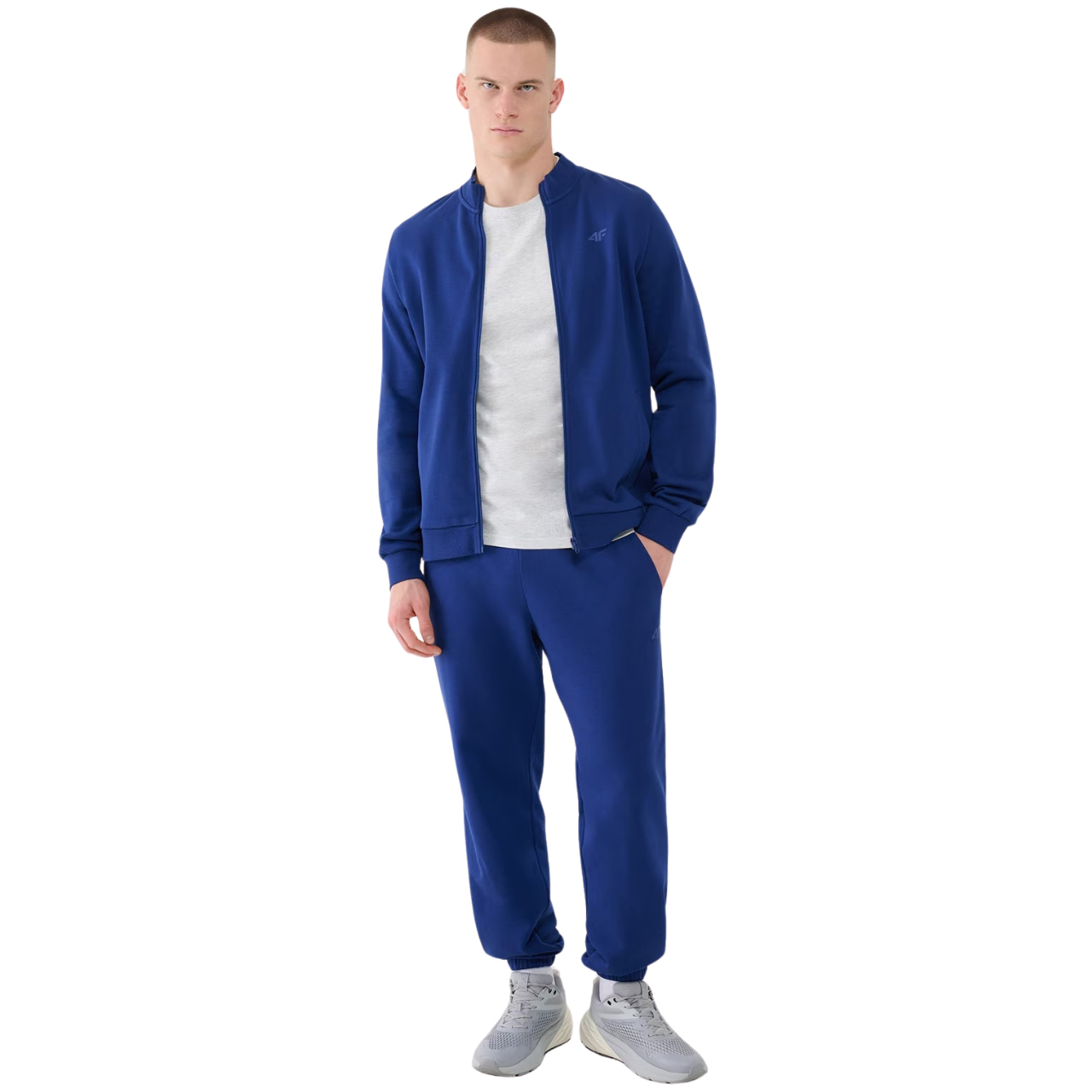 Spodnie męskie 4F CAS M1139 granatowe 4FWMM00TTROM1139 – ujęcie 6