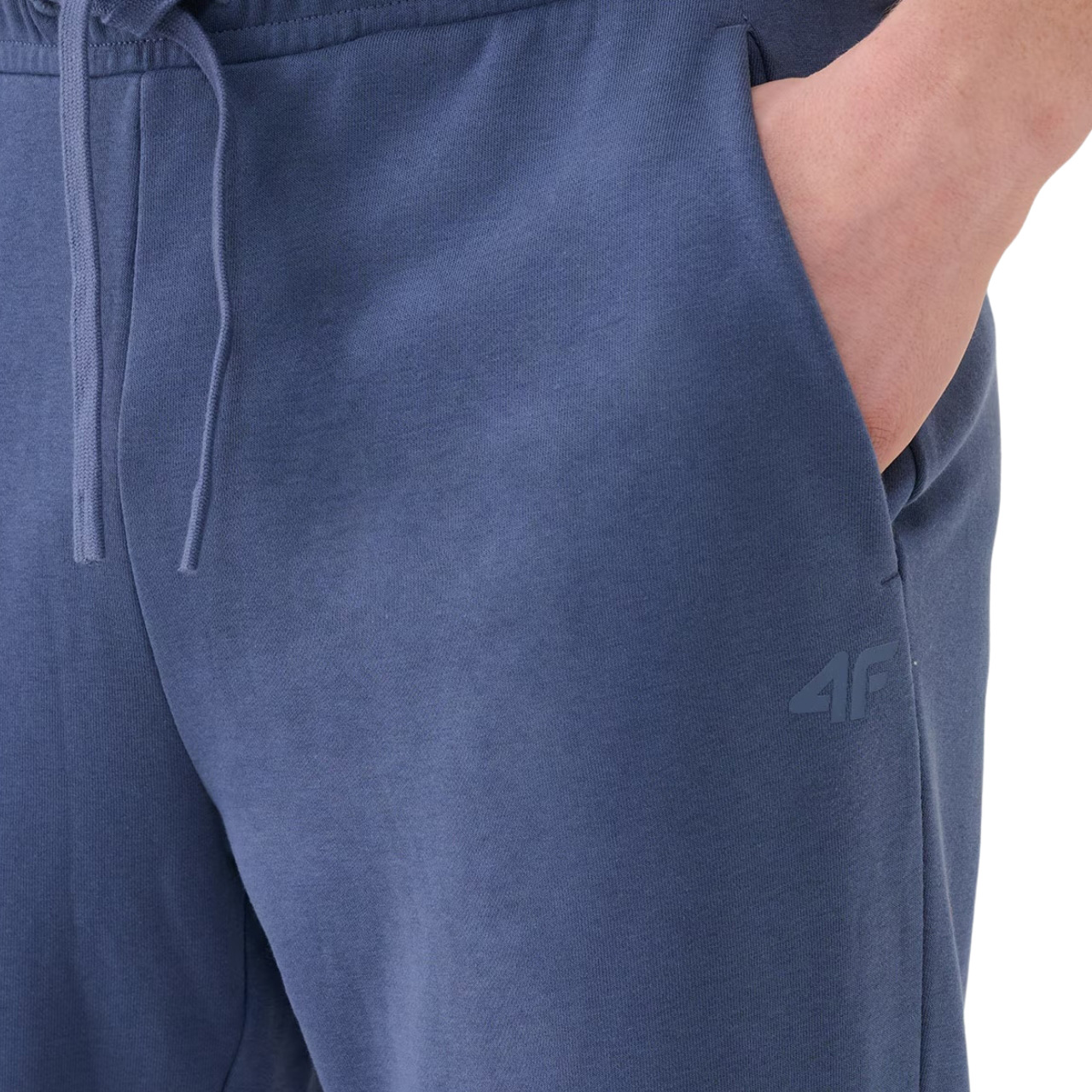 Spodnie męskie 4F CAS M1139 niebieskie 4FWMM00TTROM1139 – ujęcie 6